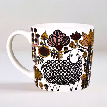 Ny Kaffekopp"Villsauene"Fabelskog 0,25L