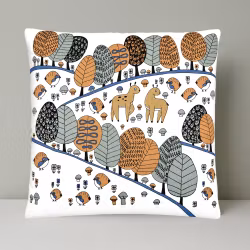 Cushion cover "Rustling Trees"  Fabelskog series