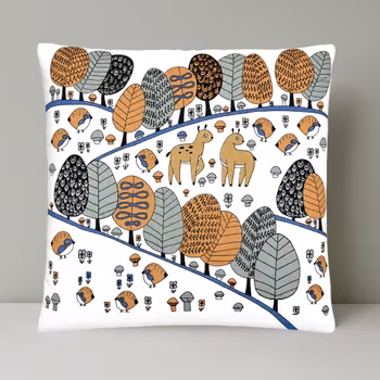 Cushion cover "Rustling Trees"  Fabelskog series