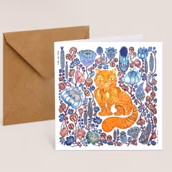 Kunstkort “Katten”
