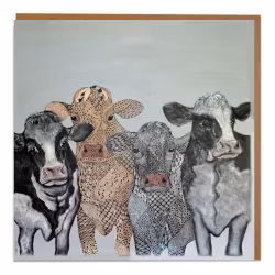 Art card "4 Cows "