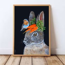 Plakat  A3 "Kaninens fantasi"