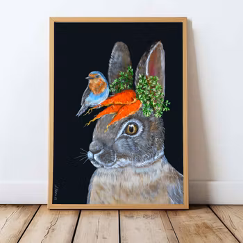 Plakat  A3 "Kaninens fantasi"