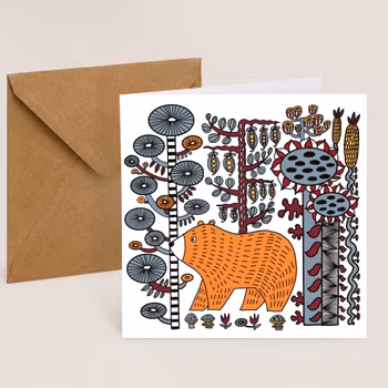Art card "Smart Bears" from Fabelskog