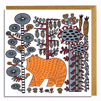 Art card "Smart Bears" from Fabelskog