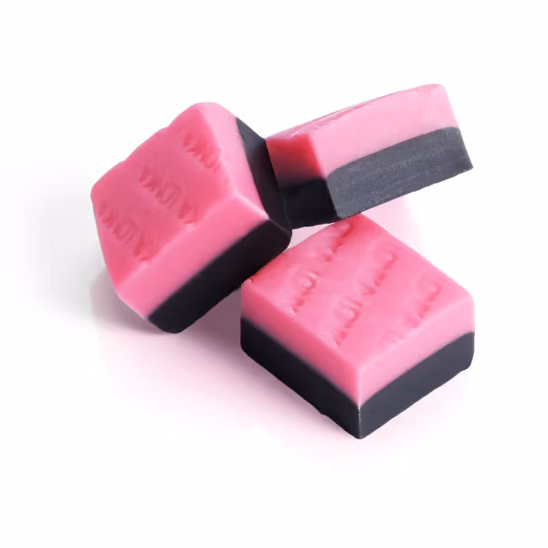 Hallonlakritsfudge lösvikt priset gäller 50 g