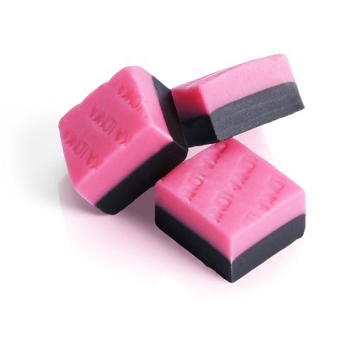Hallonlakritsfudge lösvikt priset gäller 50 g