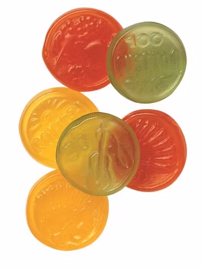 HARIBO PESETOS VINGUMMI LÖSVIKT PRISET GÄLLER 50G