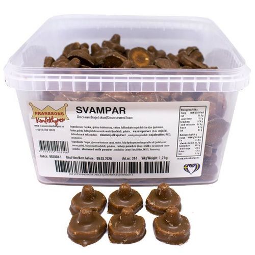 CHOKLADSVAMP FRANSSON LÖSVIKT PRISET GÄLLER 50G