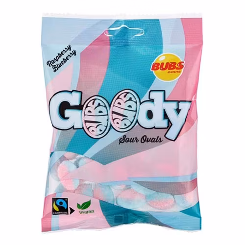 Bubs Goody Hallon/Blåbär