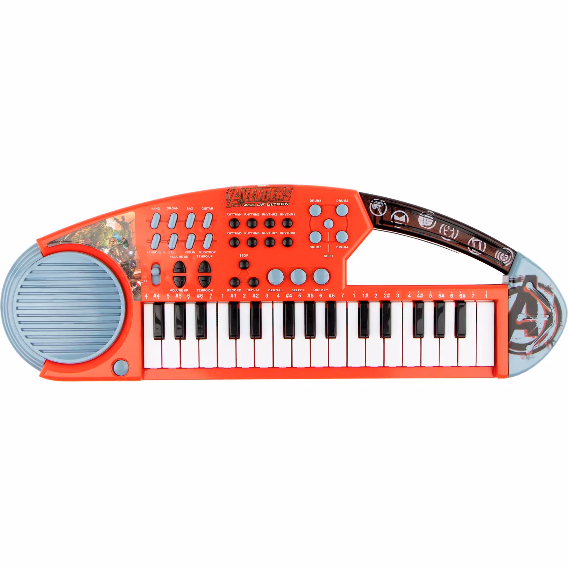 Avengers Toy Elektroniskt tangentbord med 32 nycklar