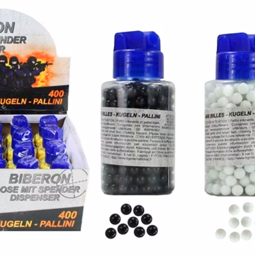 Kulammunition 400, sorterad i 3 färger i burk