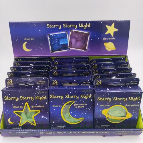 GLÖD I MÖRK STJÄRNA/MÅNE/PLANET