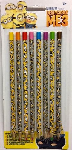 Minions färgpennor 8 st