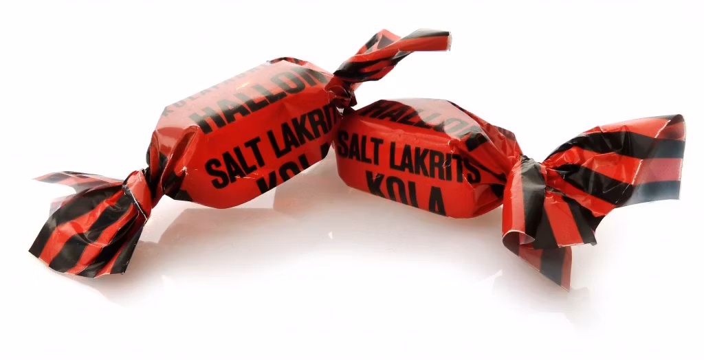 Hallon/Saltlakritskola 50 g