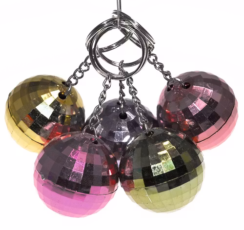 Discokula blandad efter färg