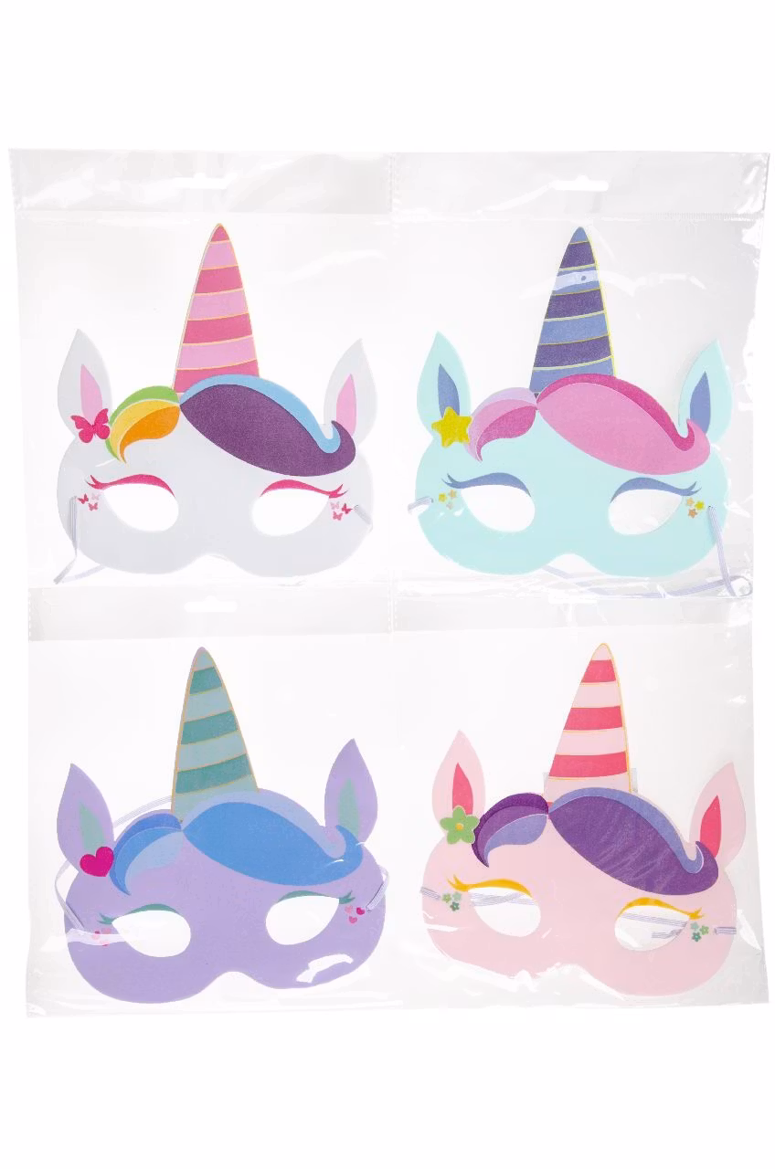 Magisk Unicorn mask för lek och maskerad