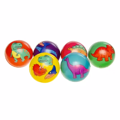 Mjuk BOLL, DINO 6 cm