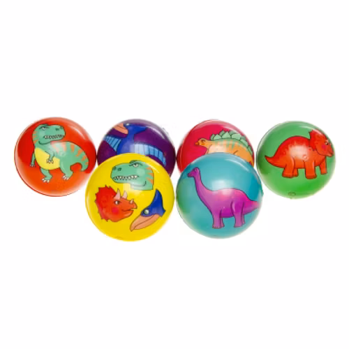 Mjuk BOLL, DINO 6 cm