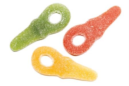 SOCKRADE SURA NAPPAR LÖSVIKT
