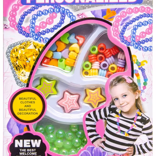 Pärlsset i låda för barn