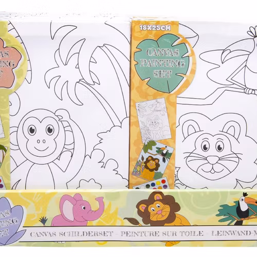 CANVASTAVLA SET VILDA DJUR