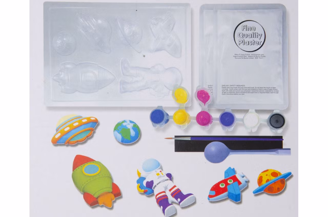 Space Game Mould & Paint Crafts – Skapa Ditt Eget Rymdäventyr!