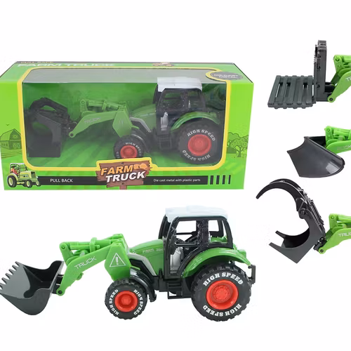 Traktor METAL 4 sorterat ca 16 cm