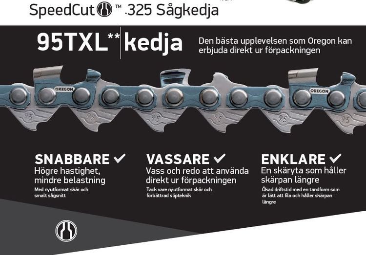 Sågkedja 0,325 1,3mm (0,050) - SpeedCUT 95TXL -OREGON