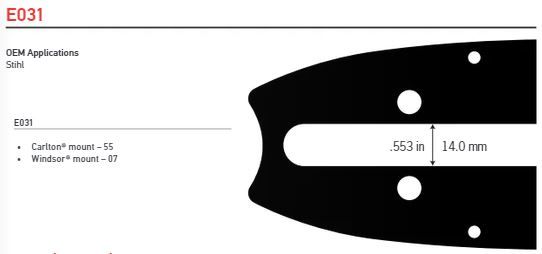 Svärd 54" till 84" 0,404 1.6mm (0.063)