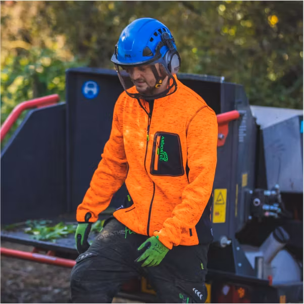 Kudu Plus Melange Zip Tröja Orange- Arbortec