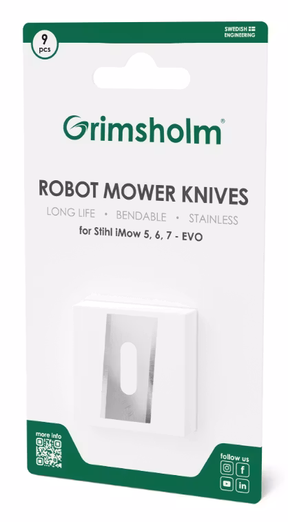 Knivar till STHIL Imow 5,6,7,EVO, -DISC-cut 9-PACK - Grimsholm