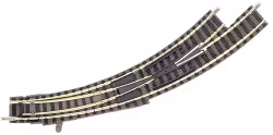 FL9174 - Böjd växel R1/R2 vänster manuell - Fleischmann Piccolo N