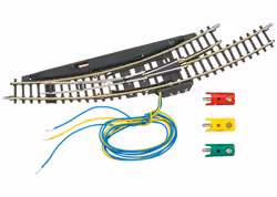 MÄ8568 - Böjd växel R2/R3 vänster eldriven - Märklin Z