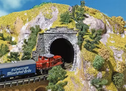 FA282934 - Tunnelportal dubbel-/enkelspår - Faller Z