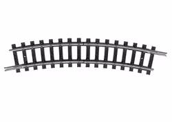 TR14984 - Böjd avbrottsskena R1 24° - Minitrix N