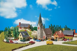 FA232220 - Kyrka och villor - Faller N