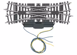MÄ2260 - Dubbel korsningsväxel 22,5° eldriven - Märklin H0