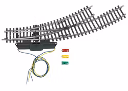MÄ2268 - Böjd växel R1/R2 vänster eldriven - Märklin H0