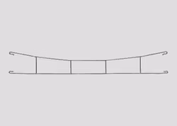 MÄ70142 - Kontaktledning 142,0 mm - Märklin H0
