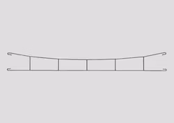 MÄ70172 - Kontaktledning 172,5 mm - Märklin H0