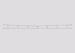 MÄ70360 - Kontaktledning 360,0 mm - Märklin H0