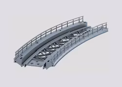 MÄ7267 - Böjd brosektion R2 30° - Märklin H0