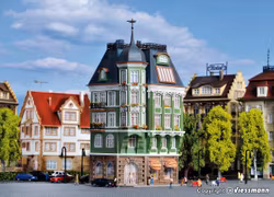 VO47651 - Stadshus med bank - Vollmer N