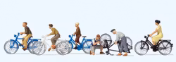 PR10716 - Unga cyklister - Preiser H0