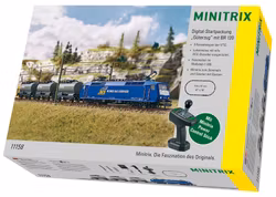 TR11158 - Startsats godståg "Widmer Rail Services" - Minitrix N