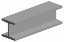 EV283 - H-profil 350x2,5x2,4 mm - Evergreen