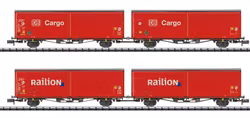TR15544 - Godsvagnsats DBAG/-Cargo - Minitrix N