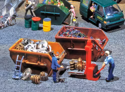 FA180908 - Avfallscontainrar - Faller H0