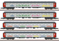 MÄ88283 - Personvagnsats "Snälltåget" - Märklin Z
